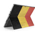 Belgium Flag Distressed Surface Pro 8 Skin